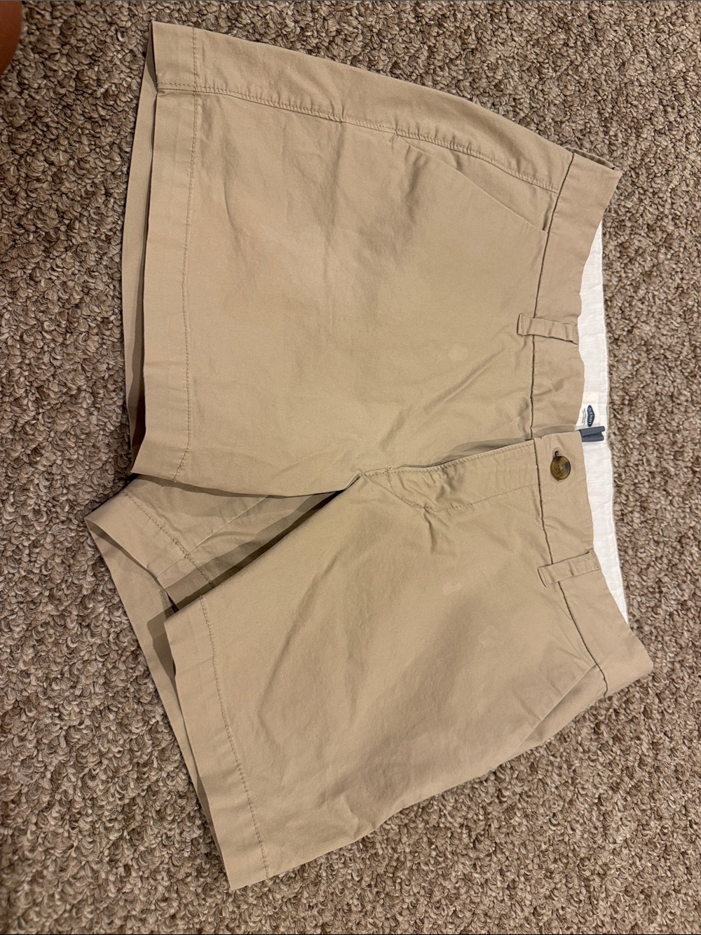 Old Navy Beige/Tan Women's Chino Bermuda Shorts